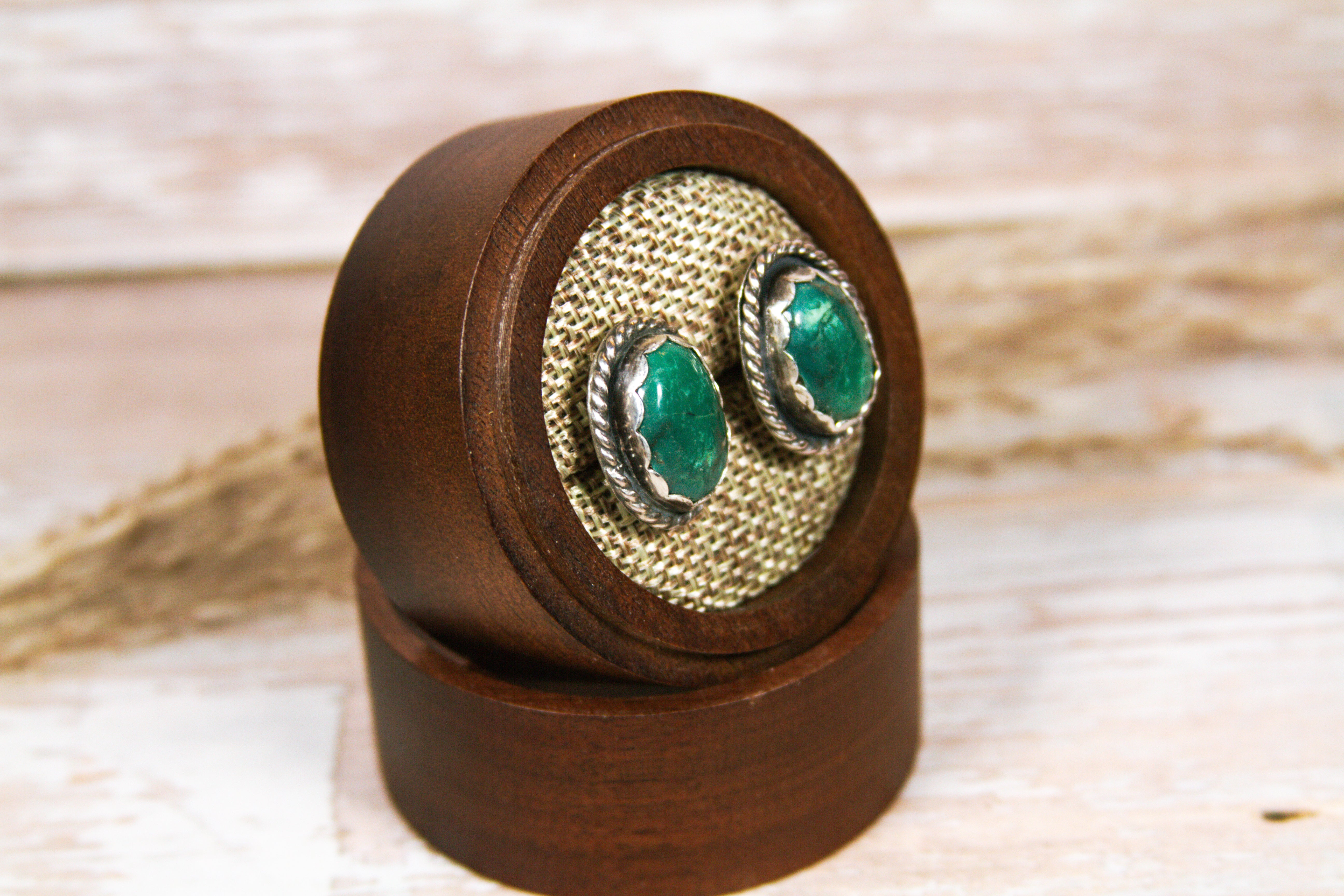 Green Aventurine Sterling Silver Stud Earrings