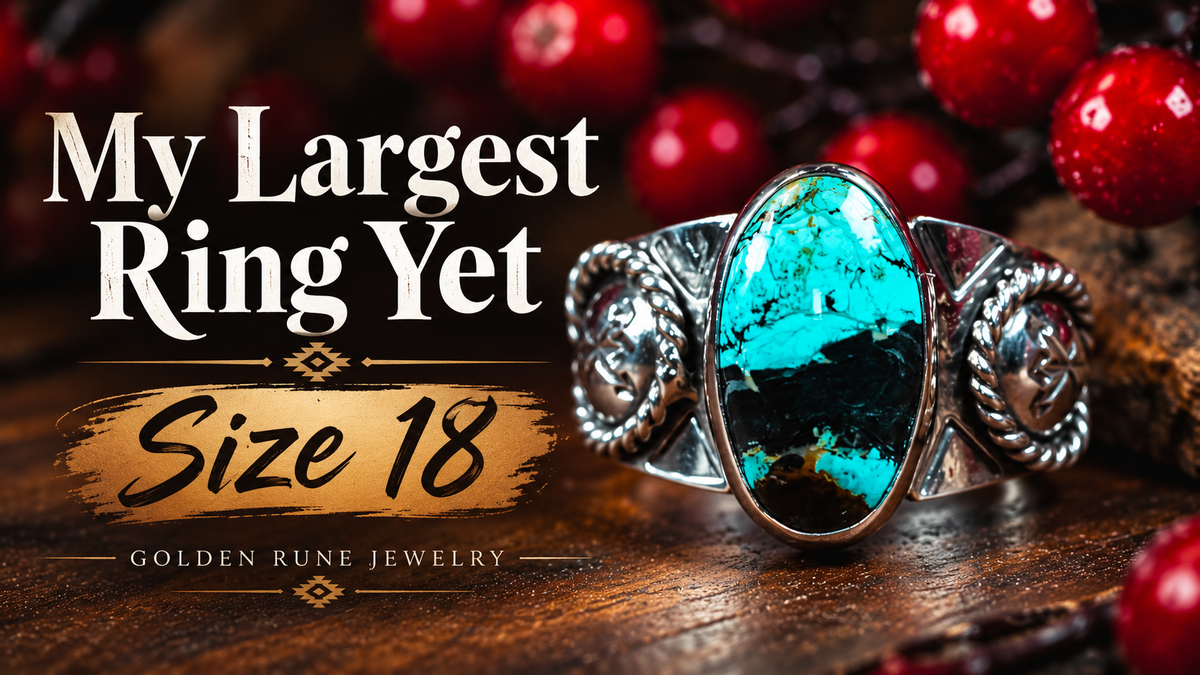 Making My Largest Ring Yet: The Challenges of a Size 18 Sterling Silver Ring