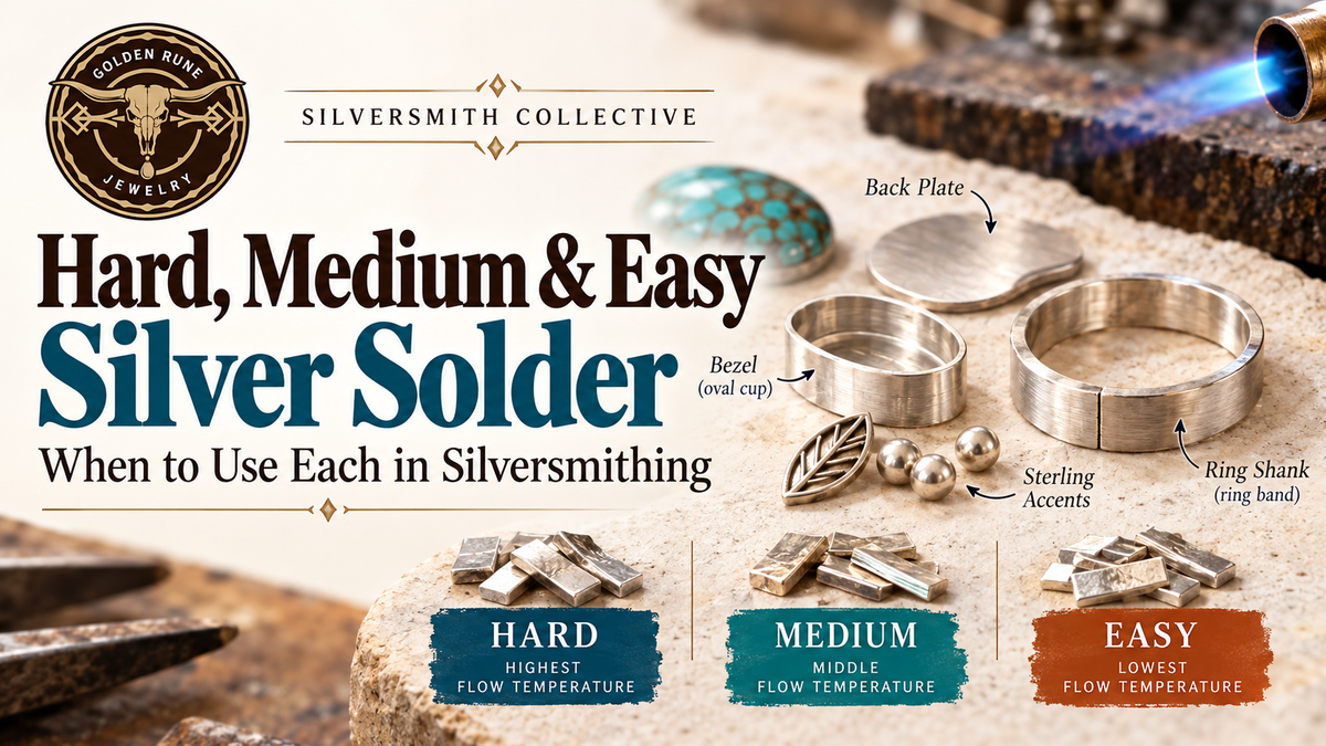 Hard, Medium, Easy Silver Solder: When to Use Each in Silversmithing