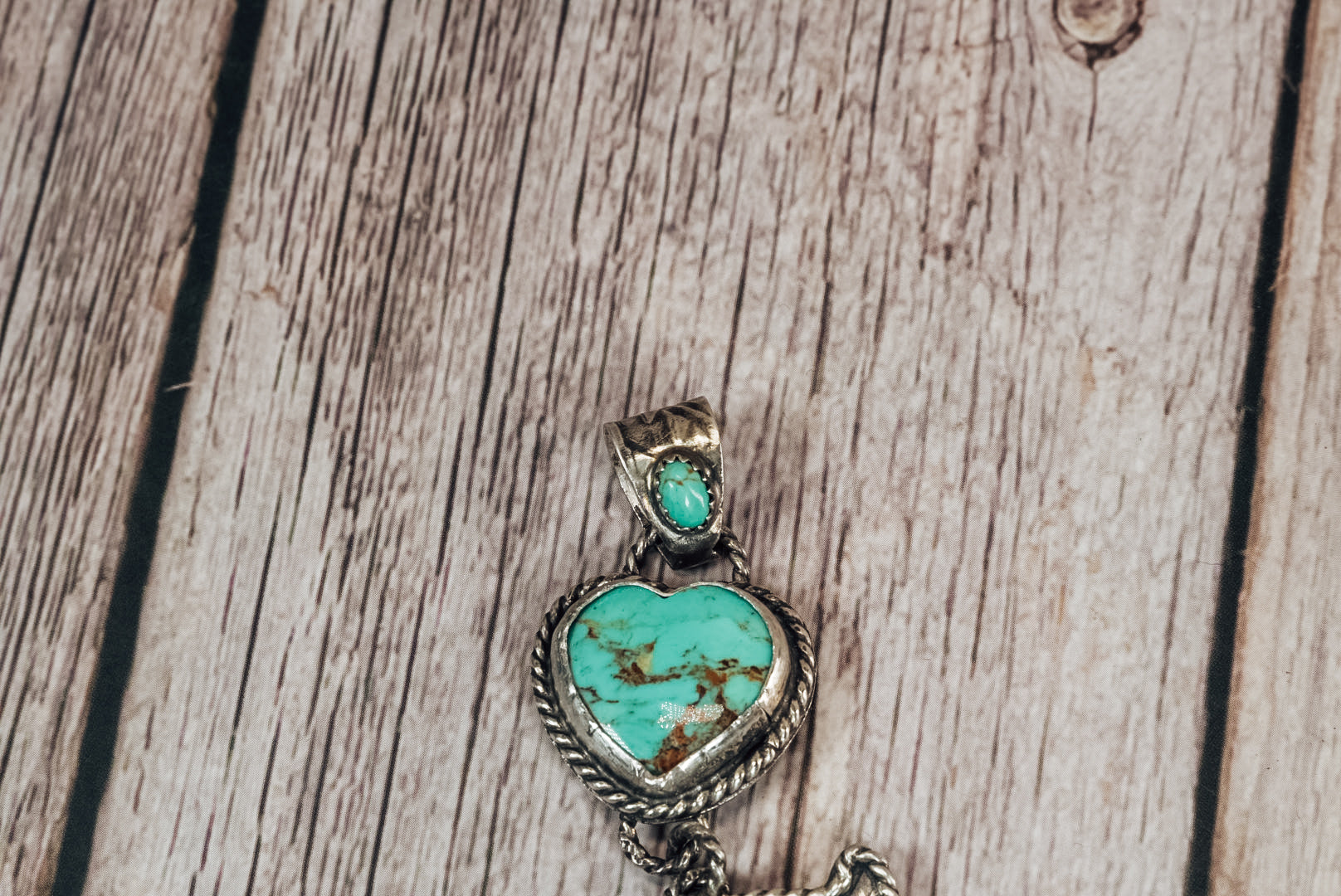 Custom Handmade Sterling Silver Turquoise Initial Pendant | Jennifer’s Silver Legends Collection