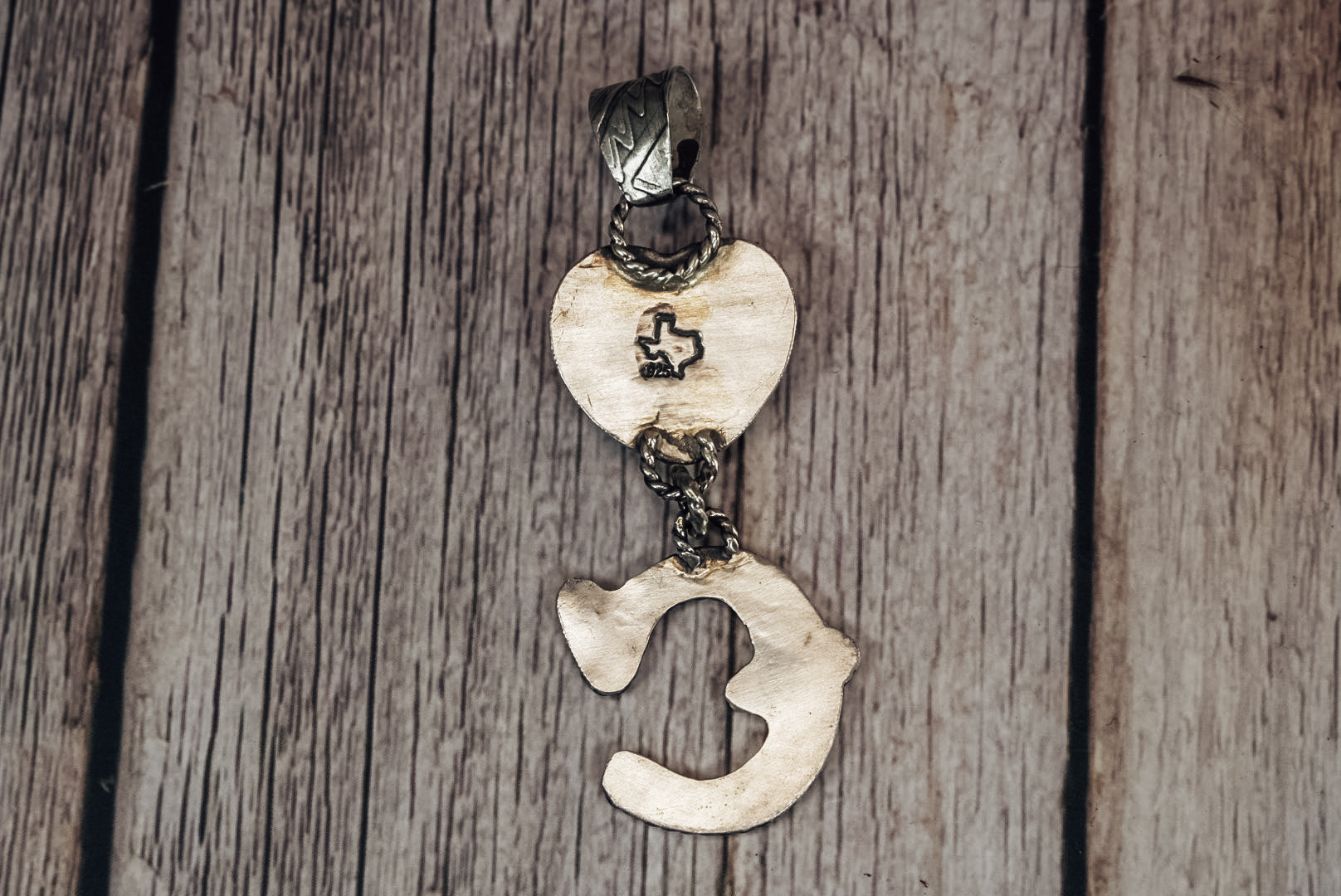 Custom Handmade Sterling Silver Turquoise Initial Pendant | Jennifer’s Silver Legends Collection