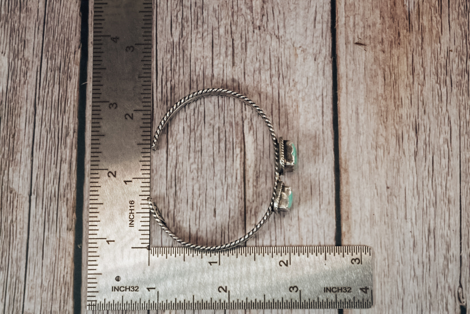Handmade Sterling Silver Easter Blue Turquoise Double Stone Cuff | Jennifer’s Silver Legends Collection