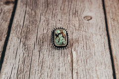 Handmade Sterling Silver #8 Turquoise Ring | Size 2.5 | Jennifer’s Silver Legends Collection