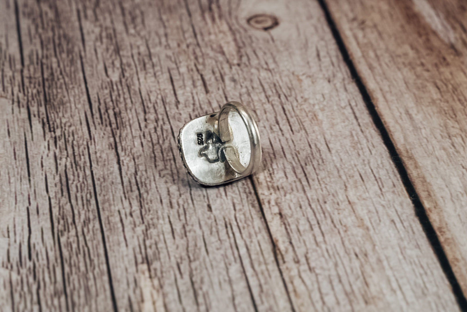 Handmade Sterling Silver #8 Turquoise Ring | Size 2.5 | Jennifer’s Silver Legends Collection