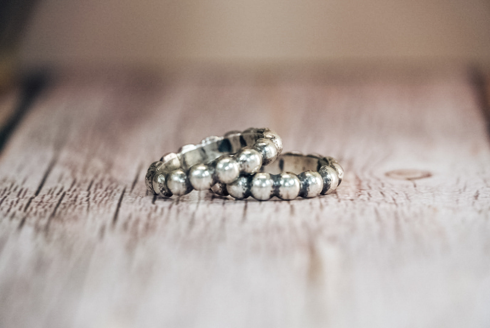 Personal Destash Collection |Sterling Silver Ball Eternity Band Rings |  Stacking Rings