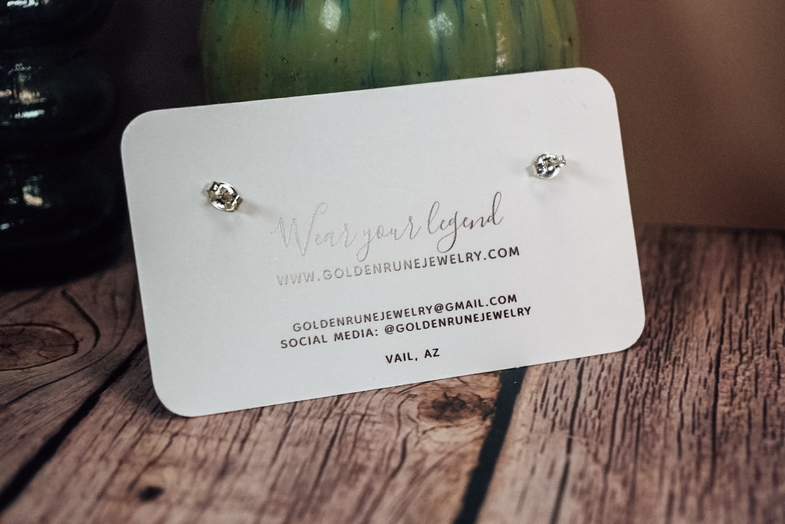 Handmade Sterling Silver Kingman Turquoise & Spiny Oyster Earrings | Western Statement Stud Earrings
