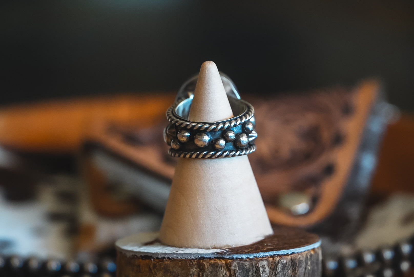 Handmade Sterling Silver Baja Turquoise Ring | Western Statement Ring | Size 6.25