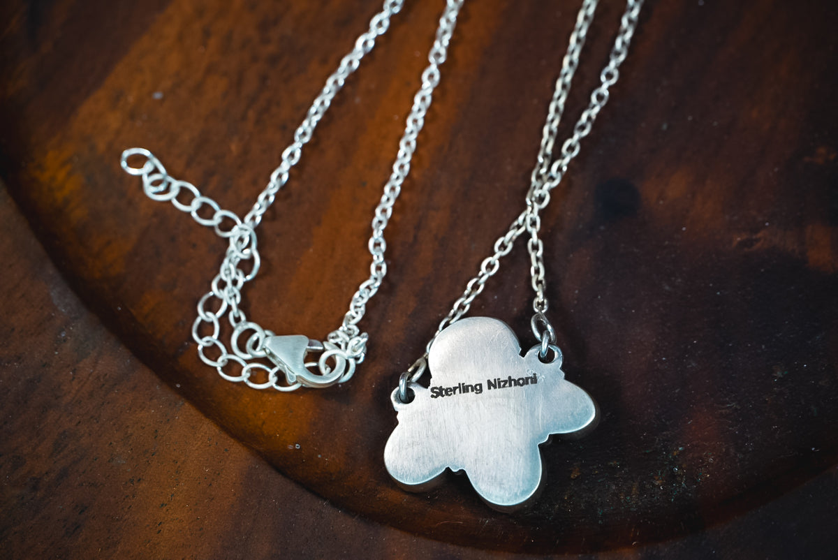 15" + 2" Extender | Personal "Destash" Collection | Sterling Silver Sonoran Gold Turquoise Necklace | Nizhoni Traders