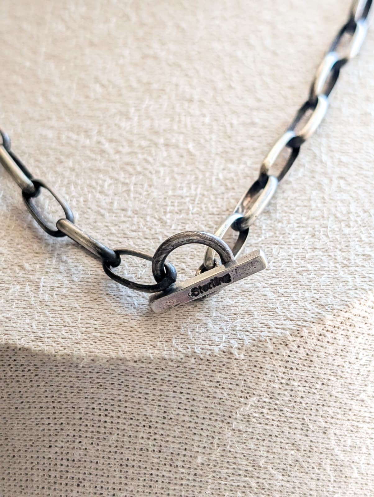 Navajo James Begay Sterling Silver Steer Necklace