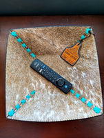 Turquoise Tooled Decorative Bowl