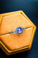 Handmade Dainty Rings, Sterling Silver Bands, Genuine Gemstones