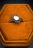 Handmade Dainty Rings, Sterling Silver Bands, Genuine Gemstones