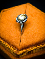 Handmade Dainty Rings, Sterling Silver Bands, Genuine Gemstones