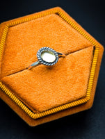 Handmade Dainty Rings, Sterling Silver Bands, Genuine Gemstones