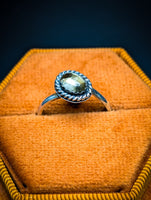 Handmade Dainty Rings, Sterling Silver Bands, Genuine Gemstones