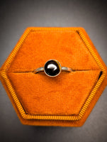 Handmade Dainty Rings, Sterling Silver Bands, Genuine Gemstones