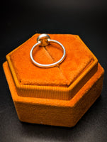 Handmade Dainty Rings, Sterling Silver Bands, Genuine Gemstones