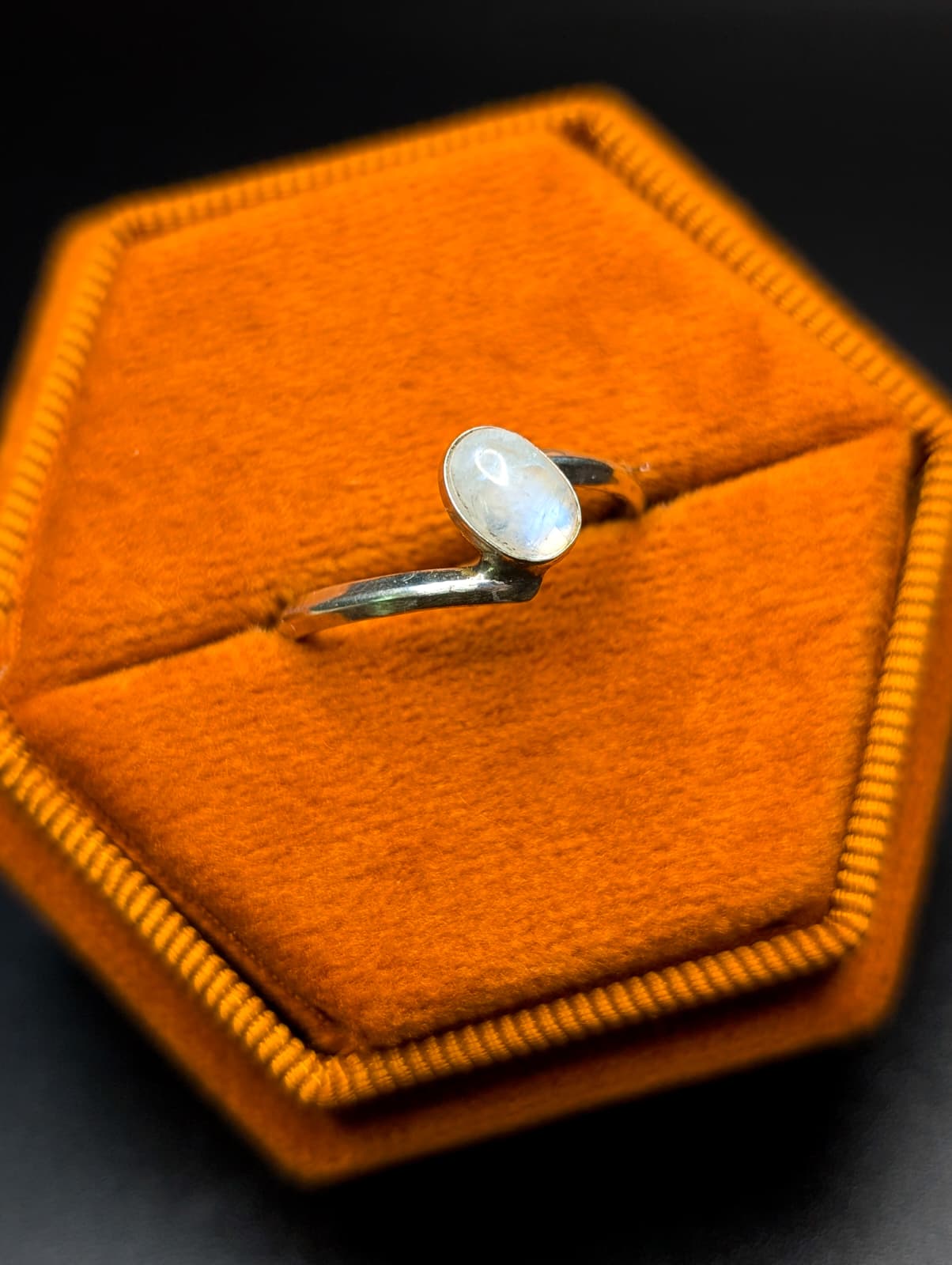 Handmade Dainty Rings, Sterling Silver Bands, Genuine Gemstones