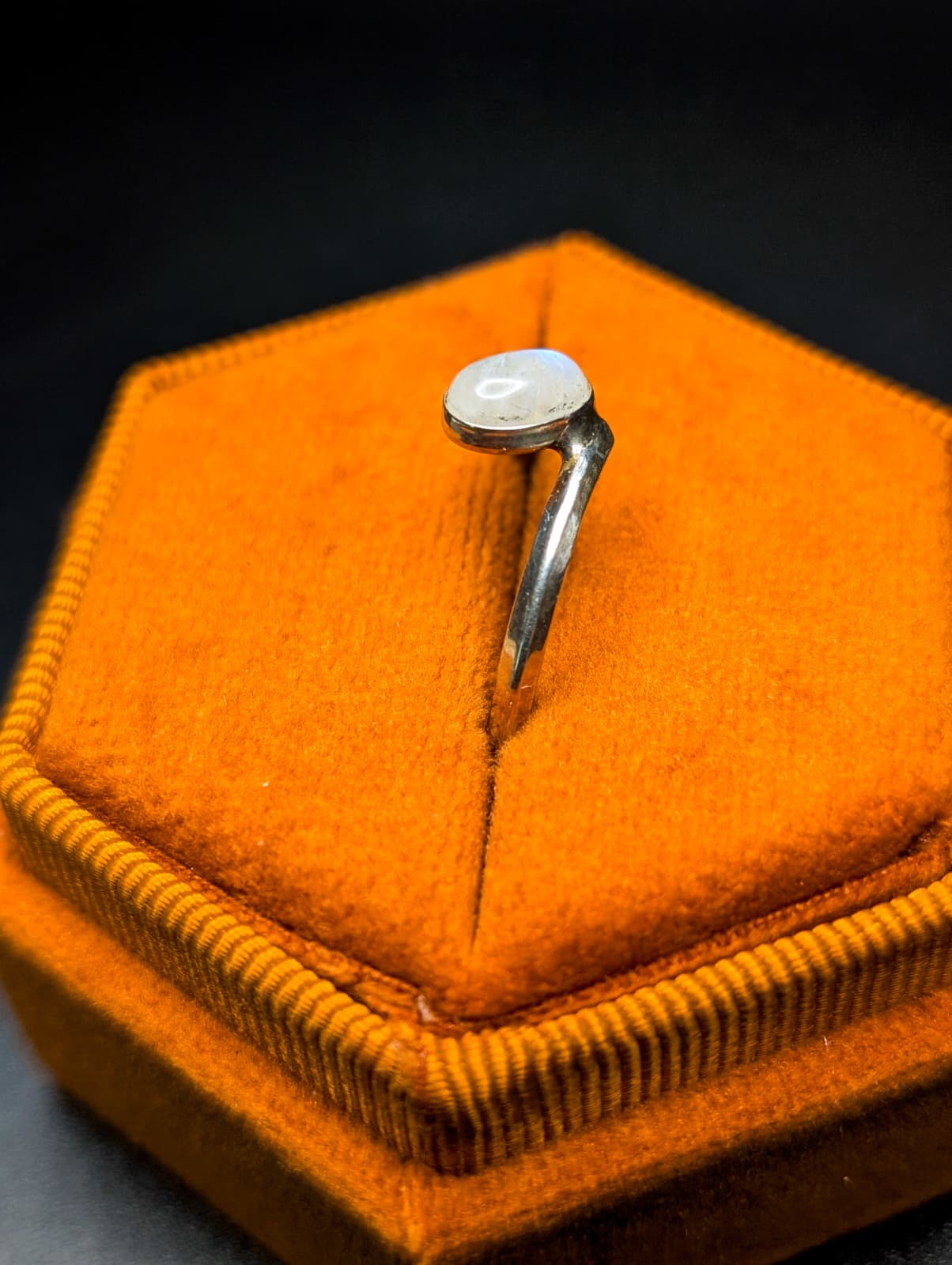 Handmade Dainty Rings, Sterling Silver Bands, Genuine Gemstones