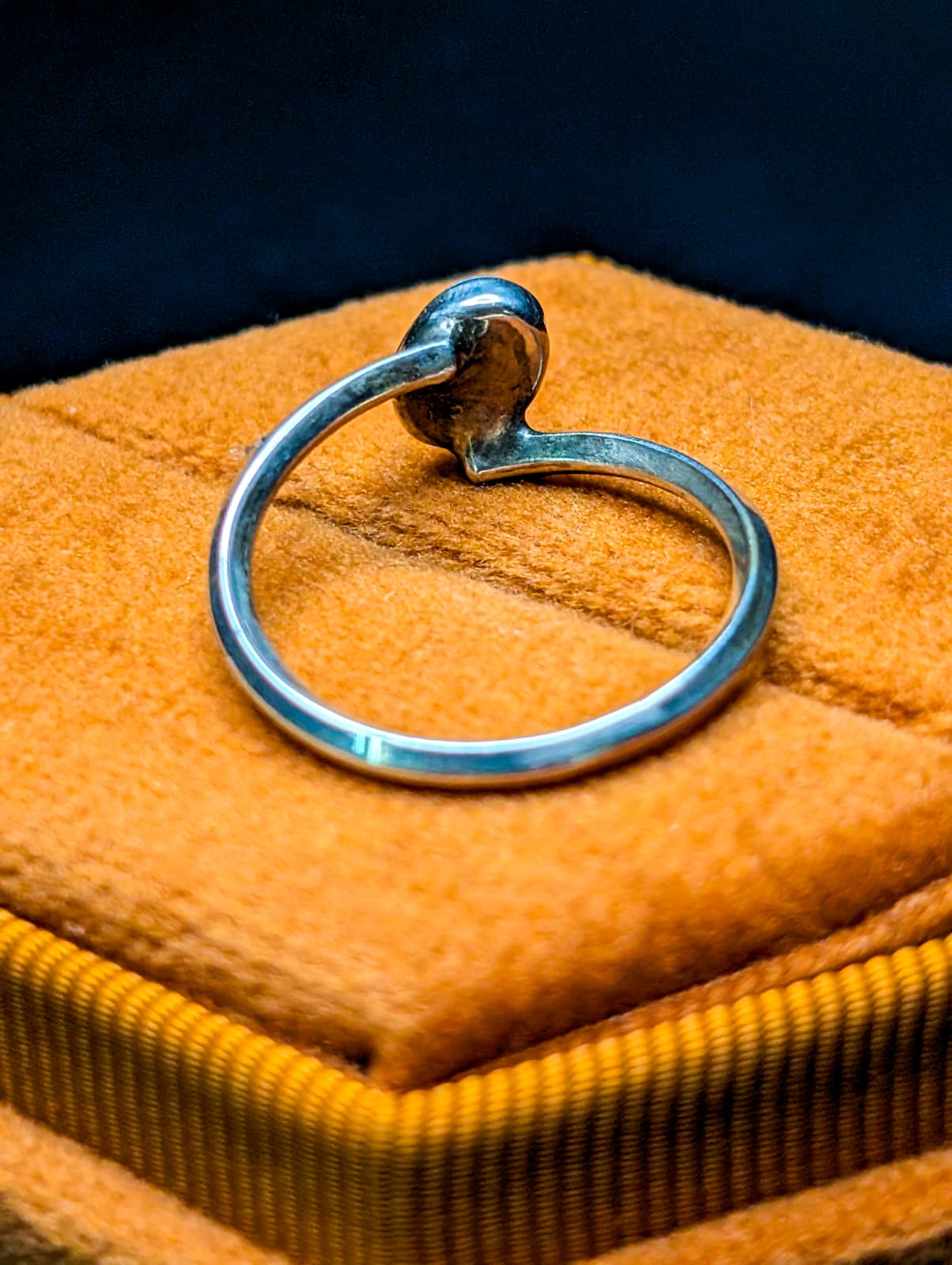 Handmade Dainty Rings, Sterling Silver Bands, Genuine Gemstones