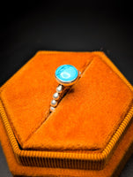 Handmade Dainty Rings, Sterling Silver Bands, Genuine Gemstones