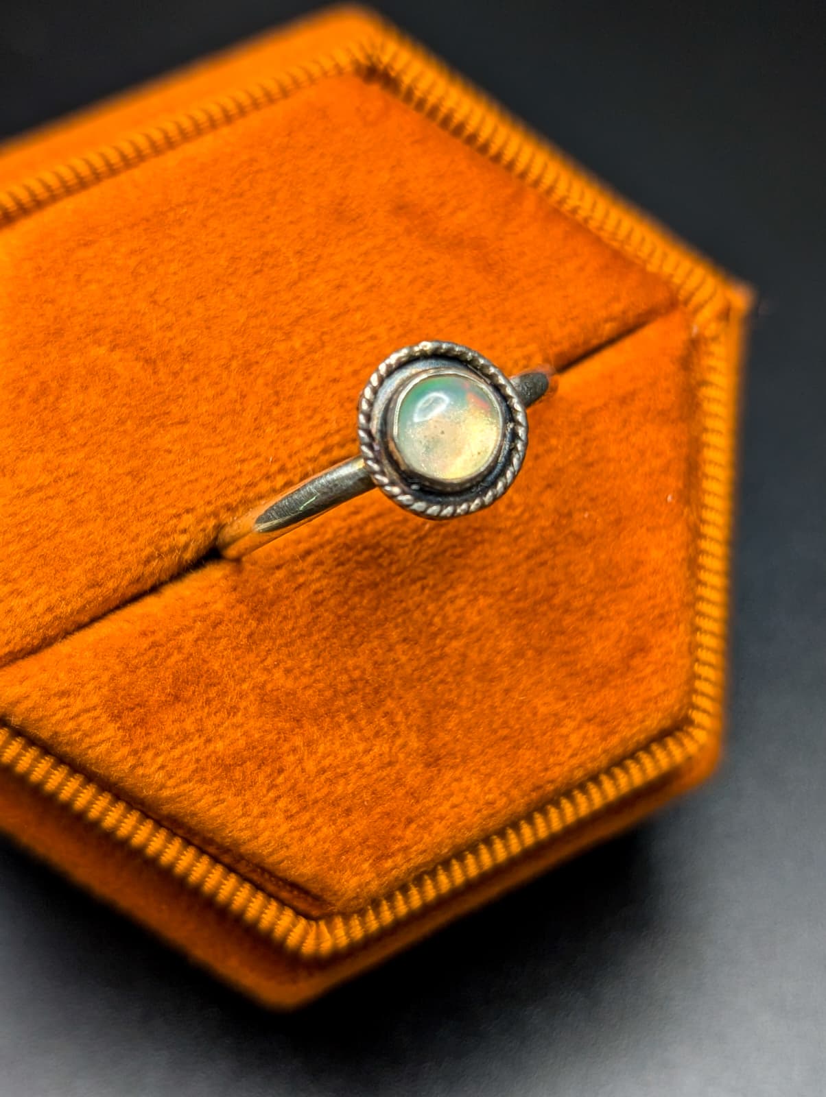 Handmade Dainty Rings, Sterling Silver Bands, Genuine Gemstones