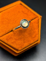 Handmade Dainty Rings, Sterling Silver Bands, Genuine Gemstones