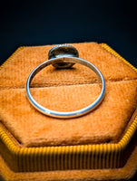 Handmade Dainty Rings, Sterling Silver Bands, Genuine Gemstones