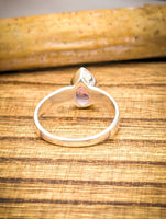 Dainty Sterling Silver Purple Amethyst Ring size 7
