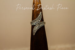 Personal "Destash" Collection: Makers Mark Unknown Sterling Silver Ring Size 8