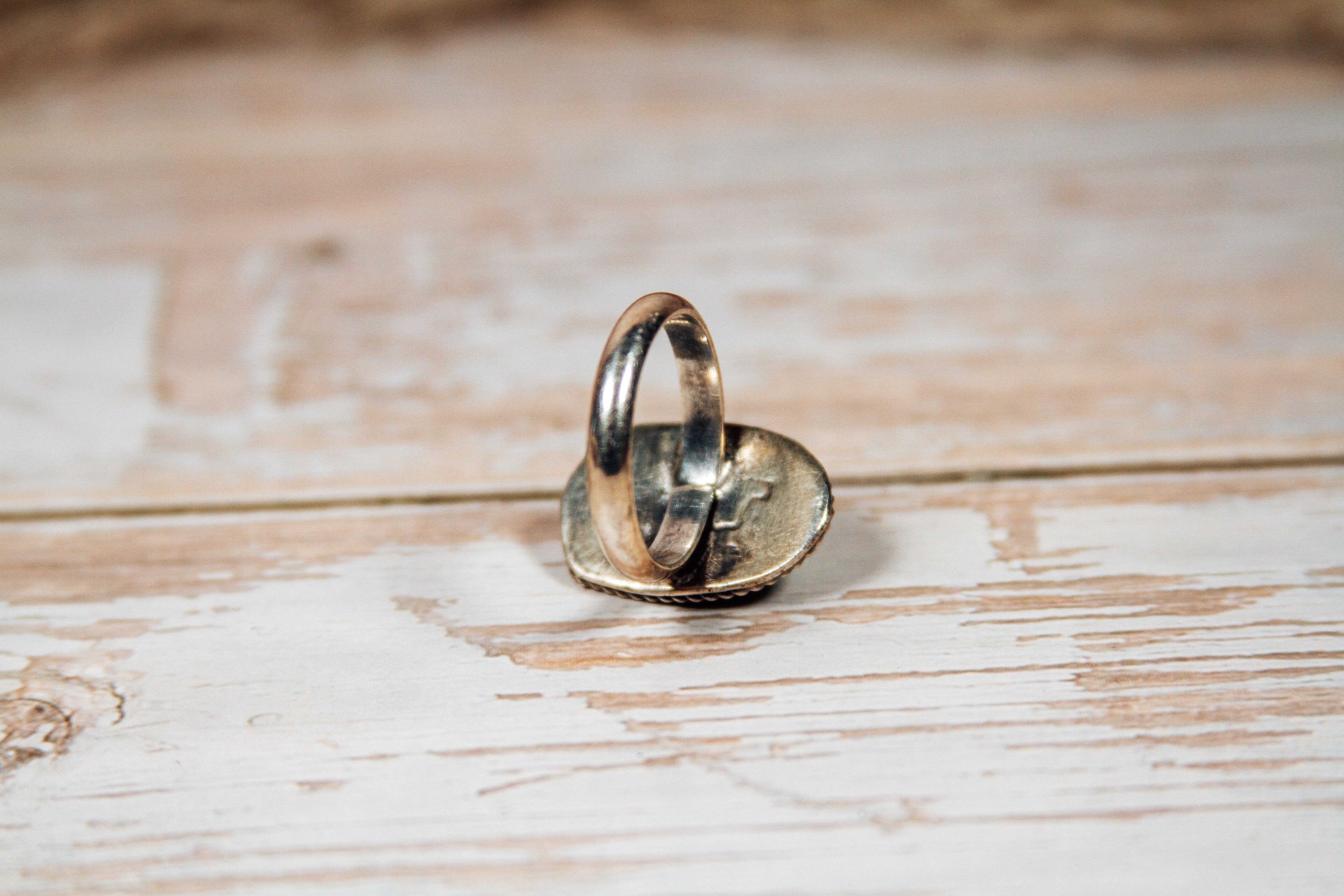 Royston Turquoise Sterling Silver Ring sz 8