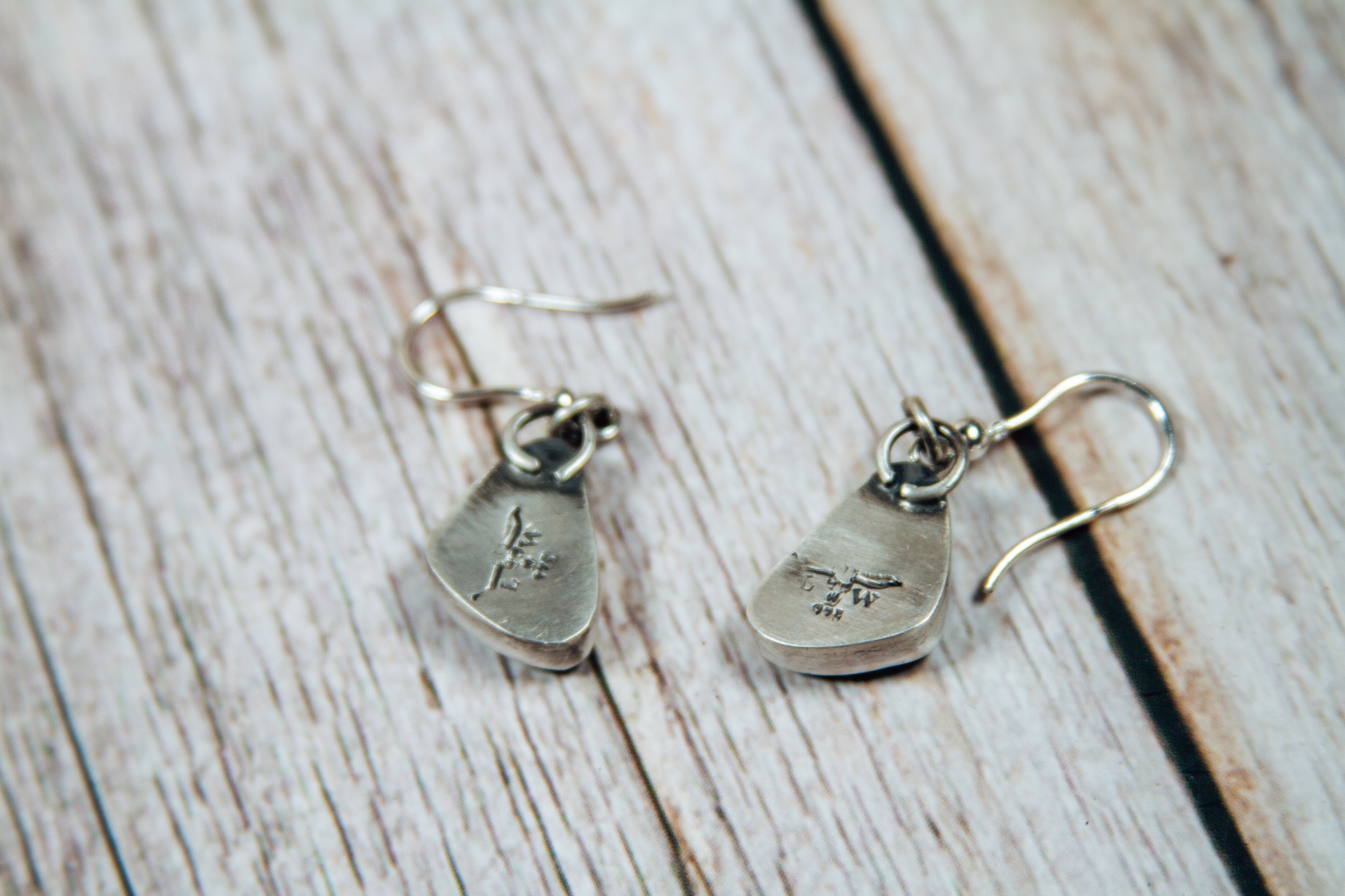 Handmade Dangle Earrings Campitos Turquoise