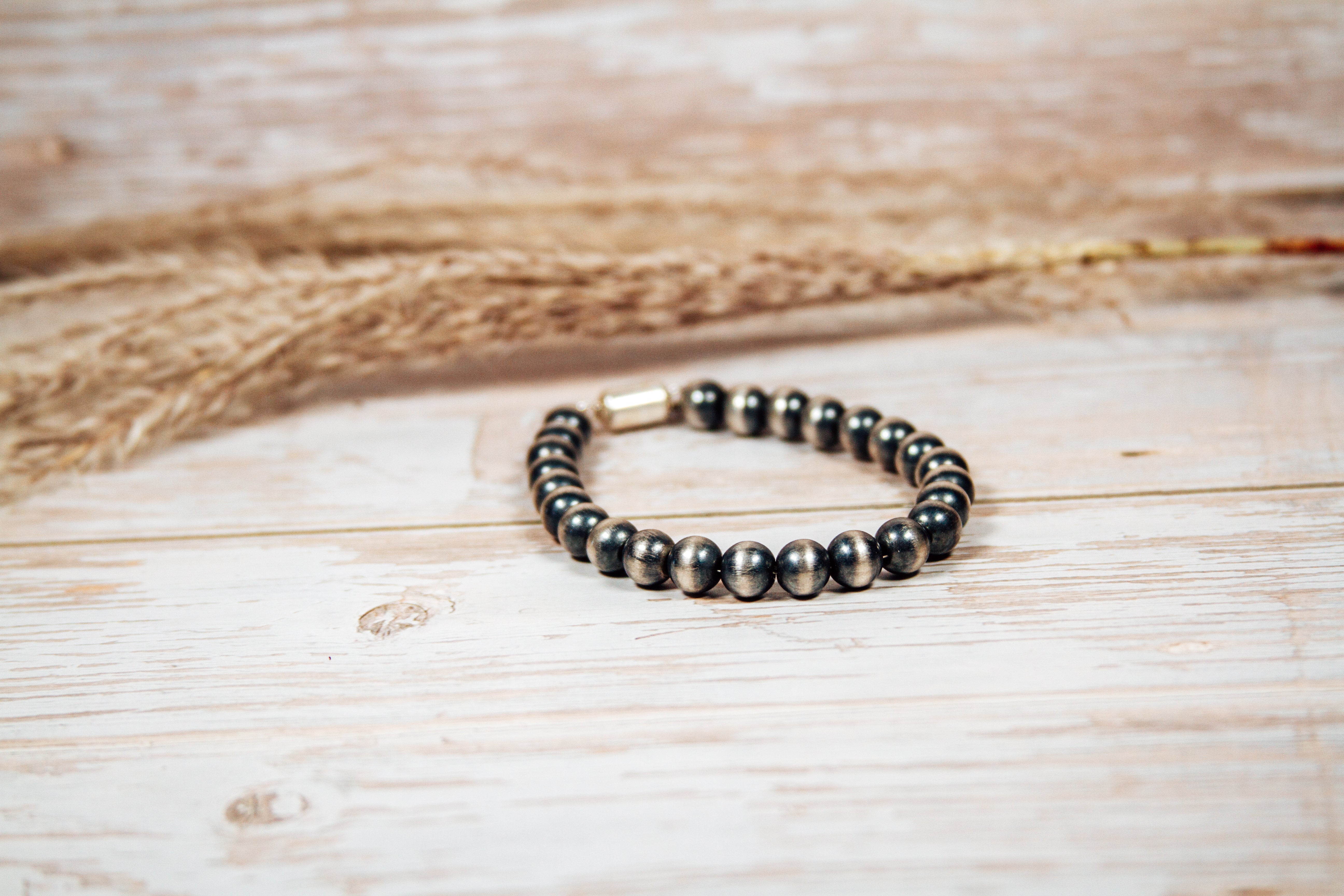 Italian (Machine Made) Sterling Silver Pearls 8mm Bracelet