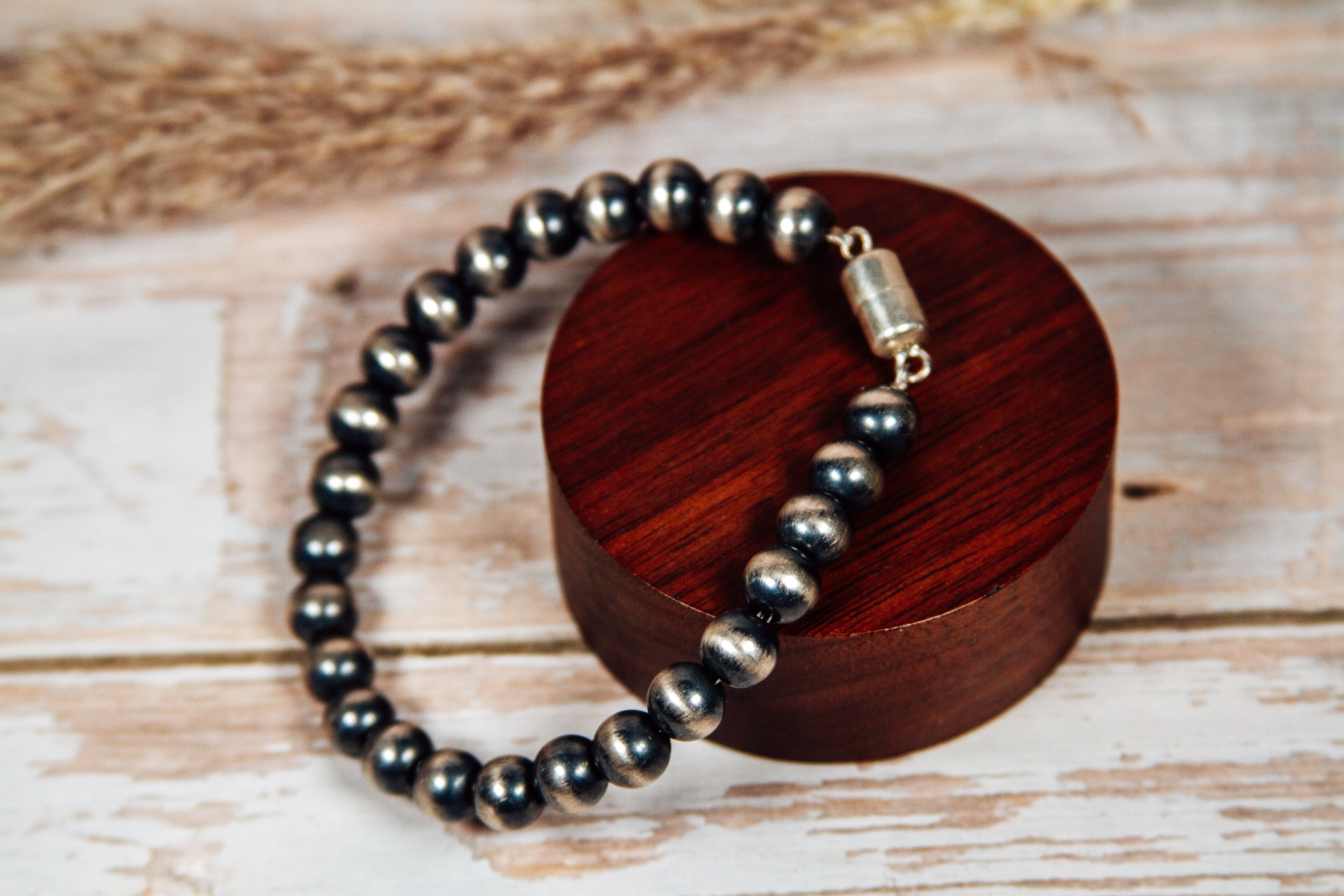 Italian (Machine Made) Sterling Silver Pearls 8mm Bracelet