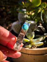Turquoise Cuff Bracelet | 925 Sterling Silver