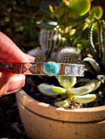 Turquoise Cuff Bracelet | 925 Sterling Silver