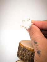 Moonstone Raw Freeform Sterling Silver Band Size 12.25