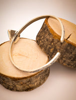 Turquoise Teardrop Cuff Bracelet | 925 Sterling Silver