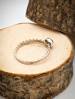 Purple Amethyst Sterling Silver Ring 8.5