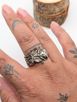 Silver Spoon Ring, Spoon Origins Unknown, size 8.75