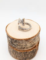 Silver Spoon Ring, British Columbia Spoon, Adjustable 4-8