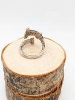 Silver Spoon Ring, British Columbia Spoon, Adjustable 4-8