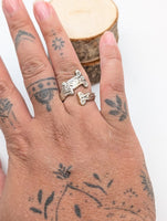 Silver Spoon Ring, British Columbia Spoon, Adjustable 4-8