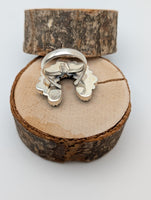 Pink Conch Naja Sterling Silver Ring Size 8