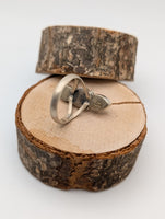 Triple Stone Wild Horse Jasper Sterling Silver Ring Size 9