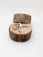 Larimar Teardrop Sterling Silver Ring size 8.25