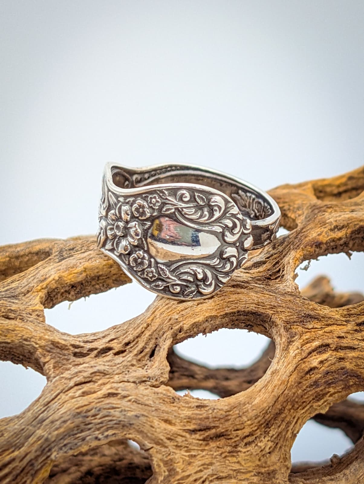 Antique Silver Spoon Rings