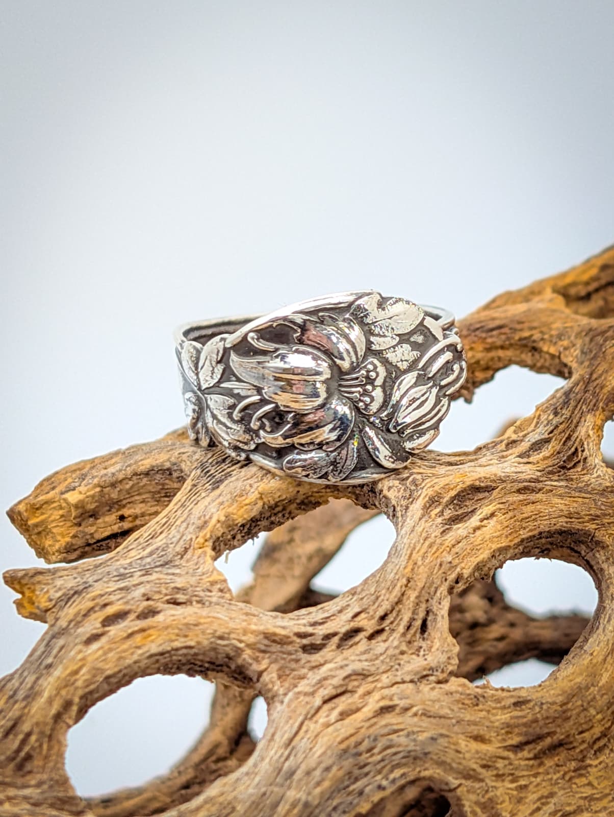 Antique Silver Spoon Rings