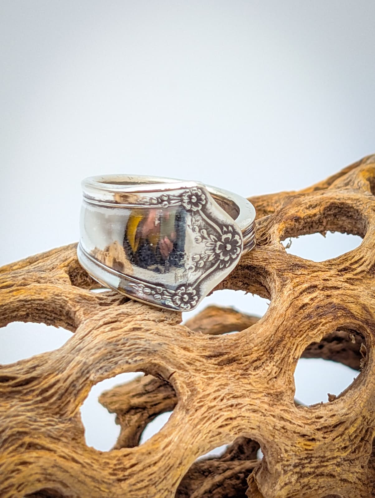 Antique Silver Spoon Rings