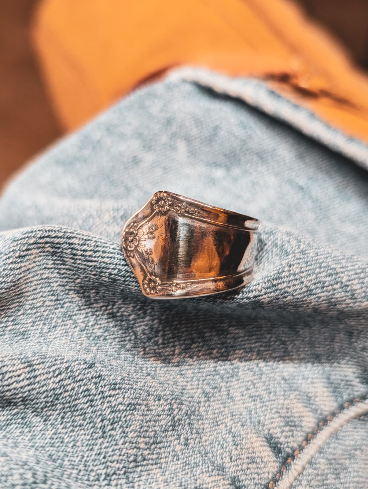 Antique Silver Spoon Rings